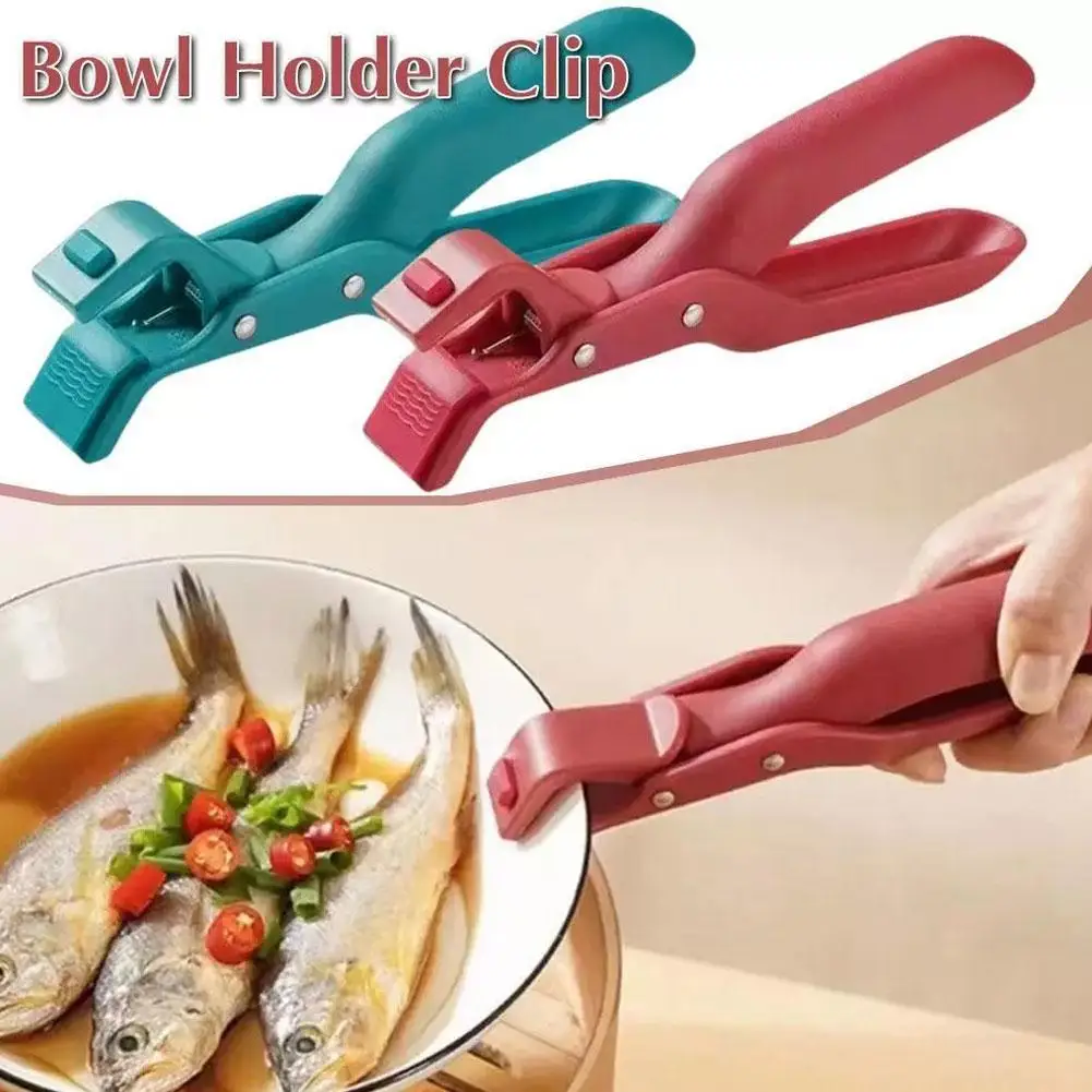 Multi-Purpose Anti-Scald Bowl Holder Clip For Kitchen Nylon Chuckle Clamp Bowl Clip Creative Food Clip Kitchen Gadgets L3X2