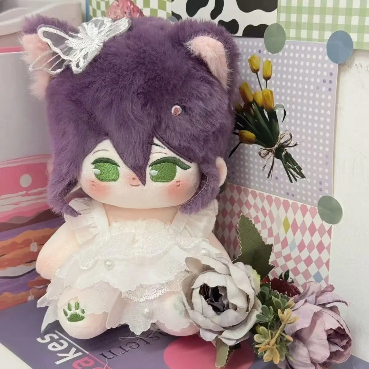 

Stuffed 20cm Anime Chainsaw Man Reze Cute Girl Cotton Doll Toys Kids Adults Dress Up Plush Toys Kids Birthday Gifts or Festival