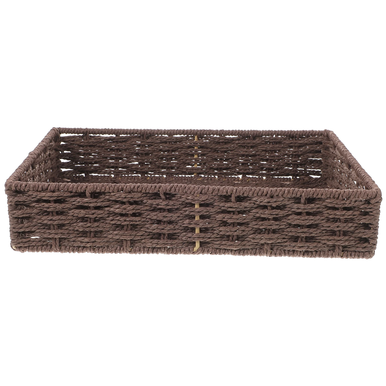 

Paper Rope Storage Baskets Beige Eco Friendly Woven Household Containers Desk ganizers Premium Material Long