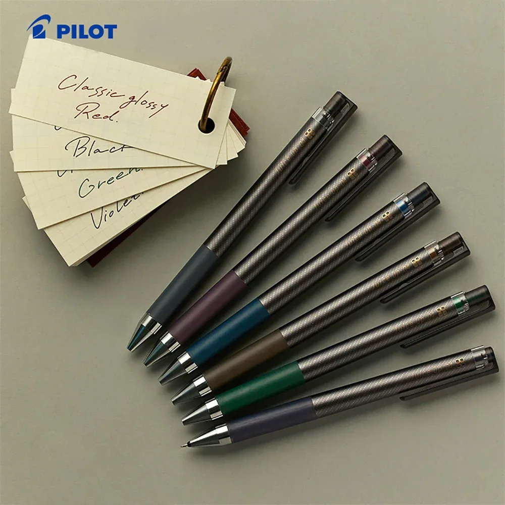 Japan Pilot Juice Up Gel Pen Limited Metallic Color Office Accessories 0.5/0.4mm Push-type Black Pen Stationery  School Supplies