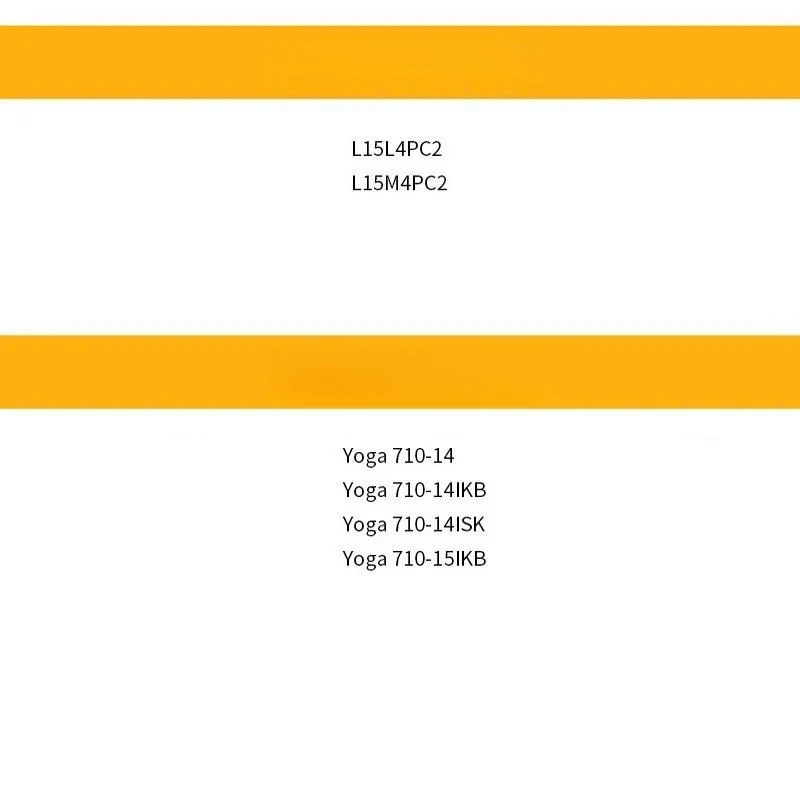 Applicable to Lenovo YOGA 710-14IKB/ISK 710-15ISK/IKB L15M4PC2 battery