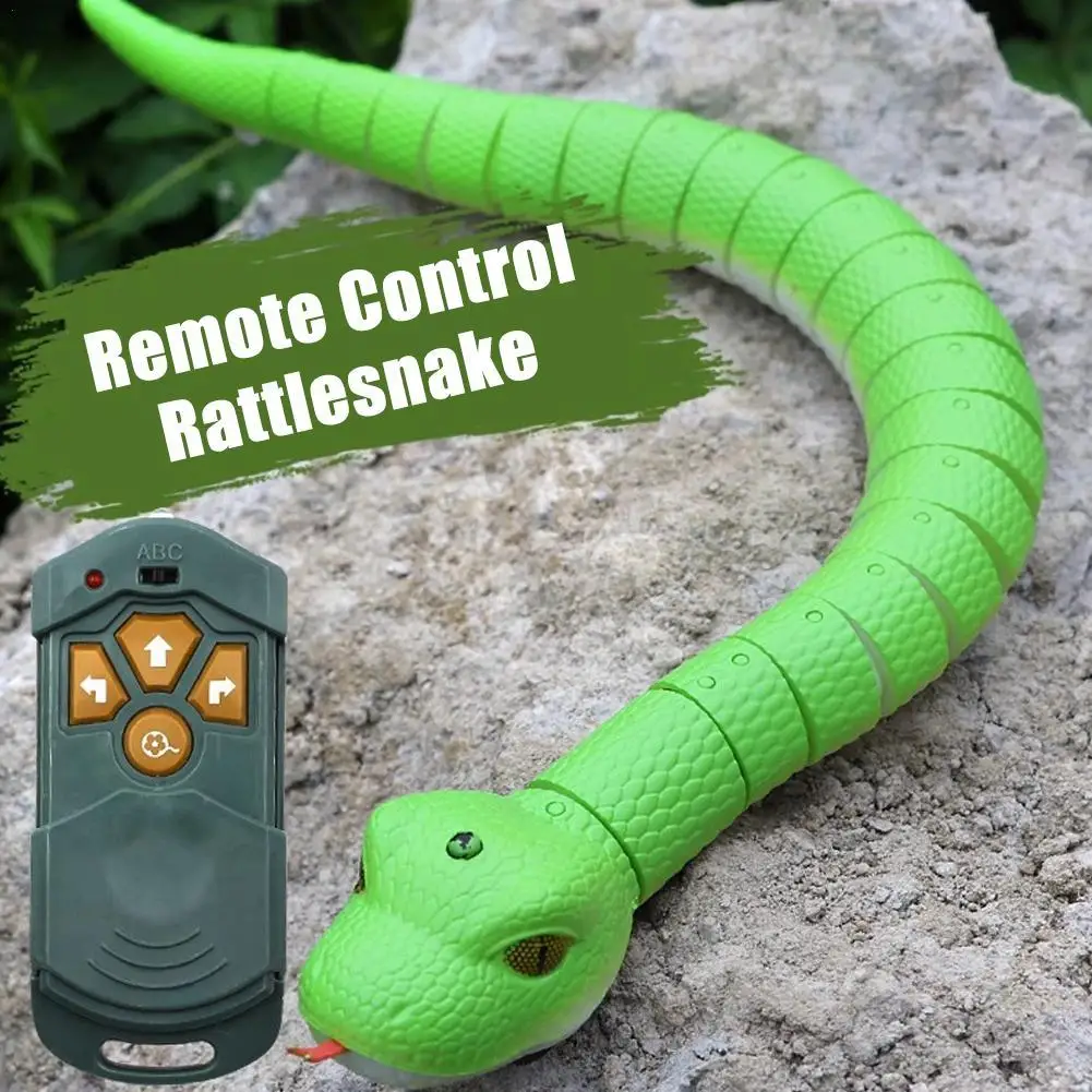 Remote Control Snakes Realistic Rc Snake Cat Toy Rechargeable Smart Sensing Snake Party Favor Gifts Joke Prank for Kids/Cats