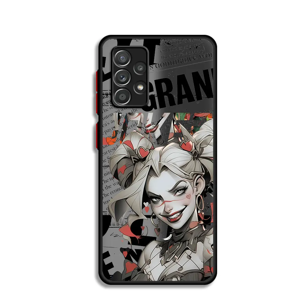 J-Joker Harley Quinn personality Phone Case for Samsung Galaxy A52 A72 A14 A33 A53 A22 A32 A13 A34 A73 A23 A12 A24 A54 Cover