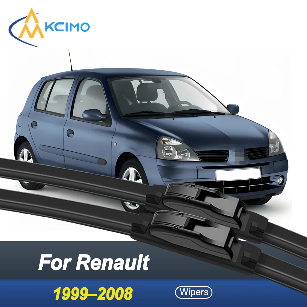 

KCIMO 2PCS New Wiper Blades for Renault Clio Symbol 1999-2008 Renault Clio Classic (North Africa and Middle East) Renault Clio 4