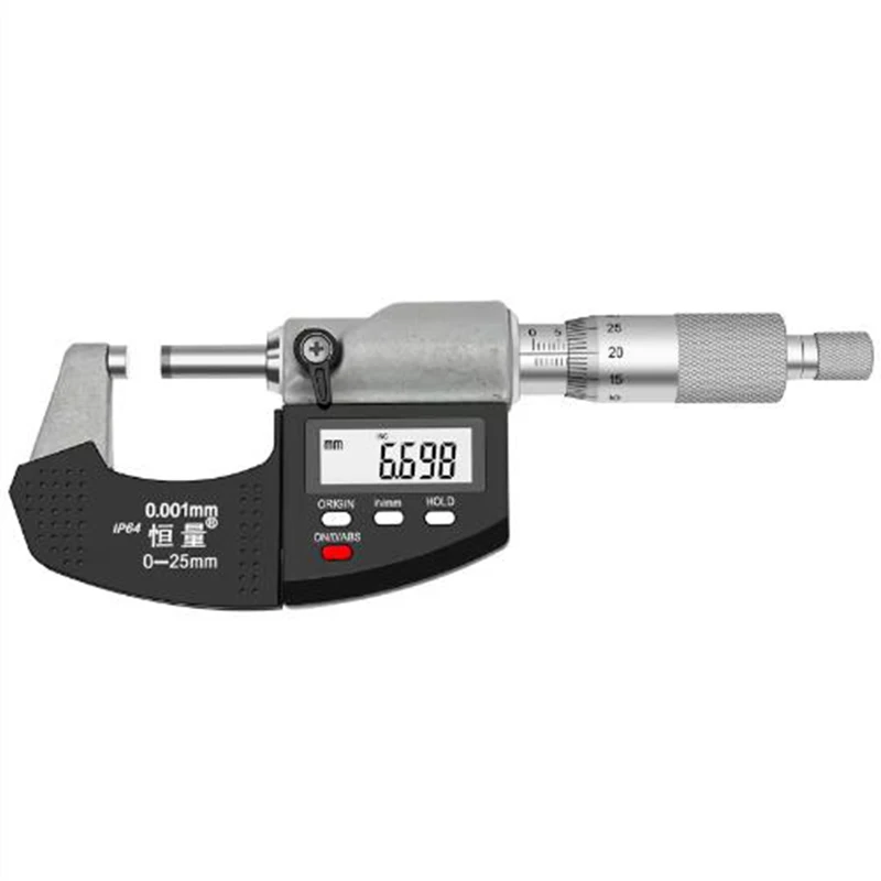 High Precision Digital Display Outer Diameter Micrometer IP64 Protection 0.001mm Measurement Micrometer Digital