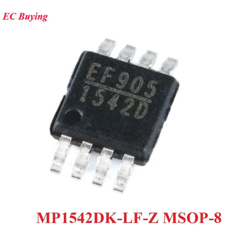 5/1pcs MP1542 MP1542DK MP1542DK-LF-Z 1542D MP1542D MP1542DK-LF MSOP-8 Boost Step Up Converter DC-DC Chip IC Integrated Circuit