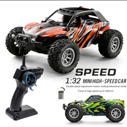 S801 S802 RC Car 1/32 2.4g Mini szybki zdalnie sterowany samochód Wbudowane podwójne światła LED Obudowa samochodu Świecąca zabawka Prezent dla dzieci dla chłopców