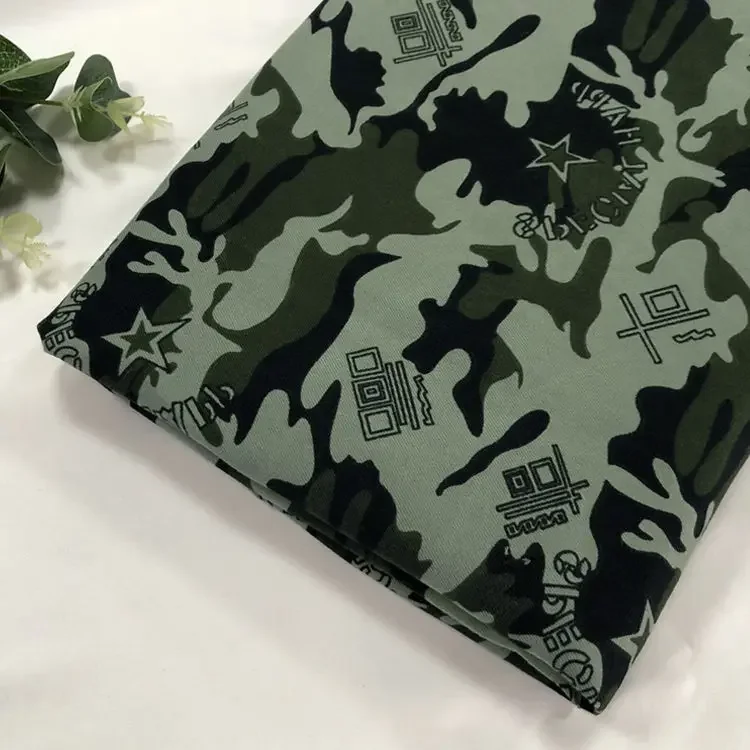 Camouflage Fabric By The Meter for Outdoor Cloth Tablecloth Curtain Sewing Polyester Cotton Thickened Decorative Printed Textile