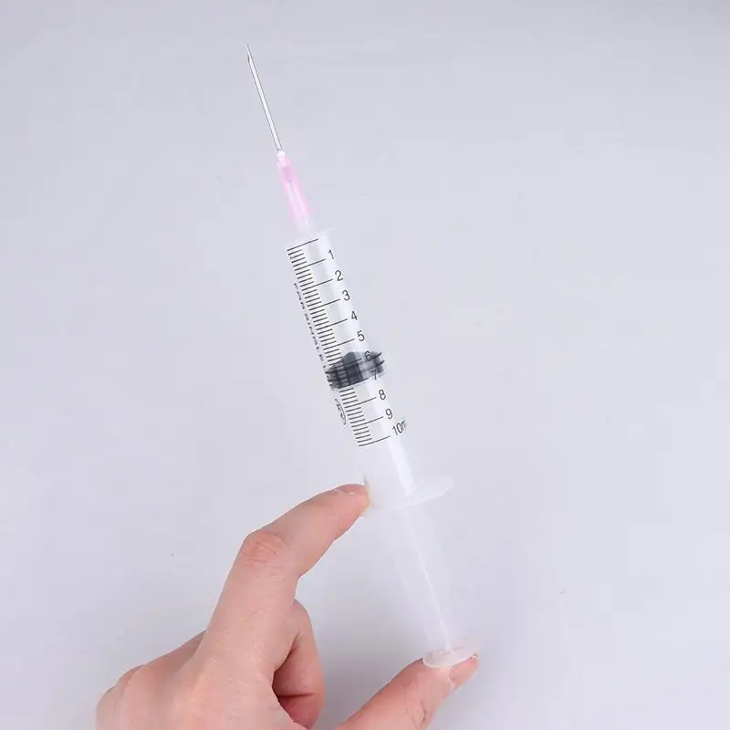 5Pcs Glue Applicator Syringe With Blunt Tip Needle And Cap For Liquid Glue Ink Perfume Lip Gloss Making 1ml2ml5ml10ml20ml
