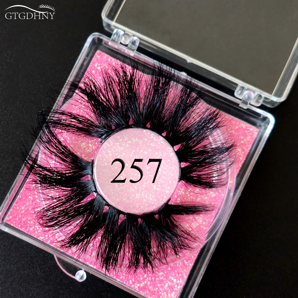 MEDY Lahes 100% Cruelty Free Mink 25mm Eyelashes 3D Mink Full Strip Lashes Handmade Soft False Eyelashes Magnetic Lashes box