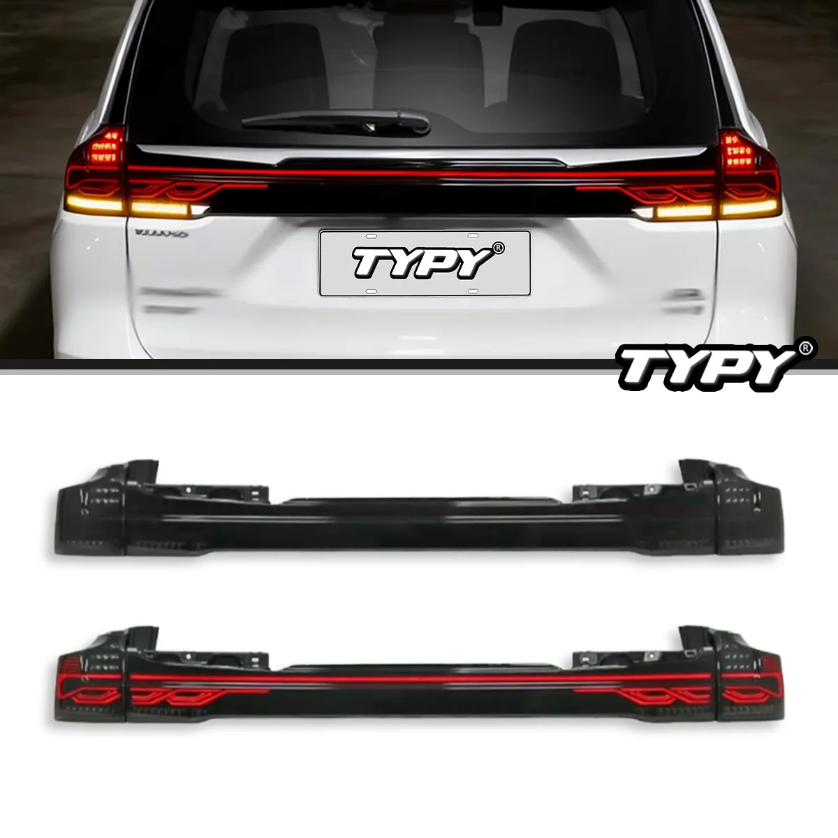 

Автомобильные фары TYPY для Toyota innova, задний фонарь 2023-2024, светодиодный задний фонарь для проектора, дневные ходовые огни, автомобильные аксессуары