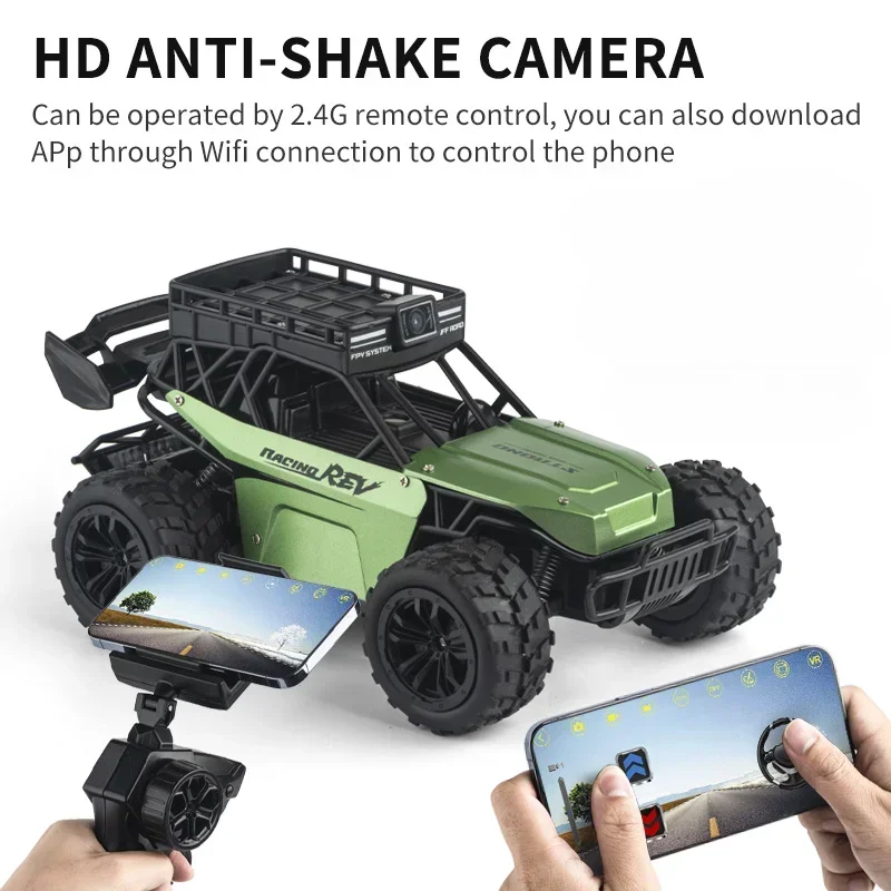 

RC Cars Two Way Voice Photography Remote Control Drifting Car Cell Phone Control Toy Car WiFi Camera Image Transmission FPV Toys