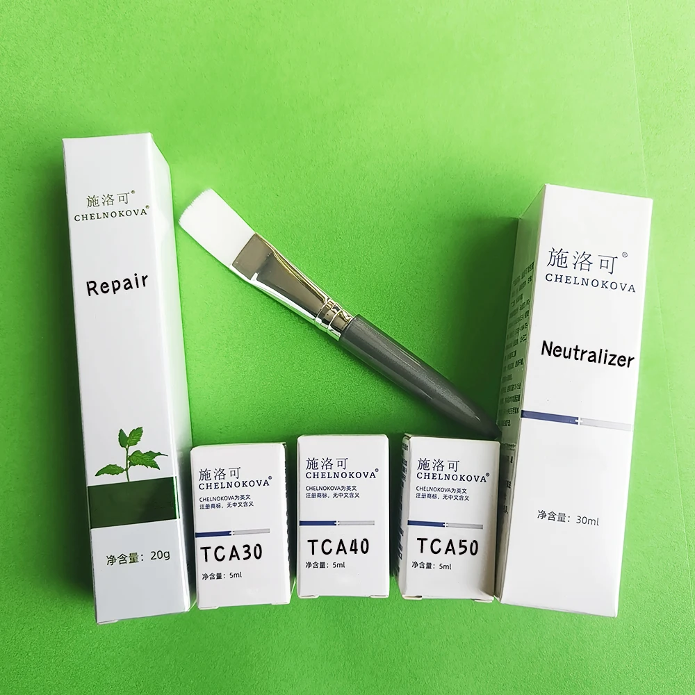 5ml ชุดใช้สําหรับห้องปฏิบัติการ & TCA PURE 20 30 35 40 50 60 70 Peel & Peeling Dirt แก้วขวดทําความสะอาดกรด