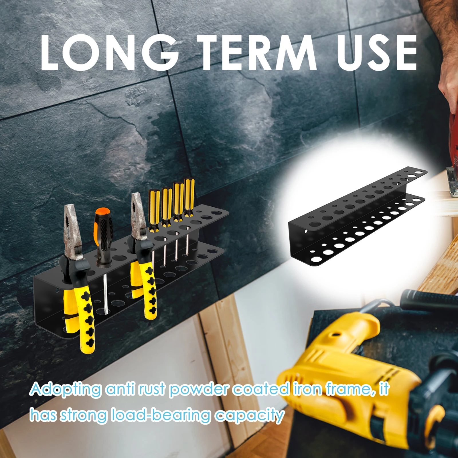 Schraubendreher Schlüssel Organizer Rack Wand Zangen Halter Werkzeug Lagerung Rack 14/23 Löcher Für Werkstatt Garage