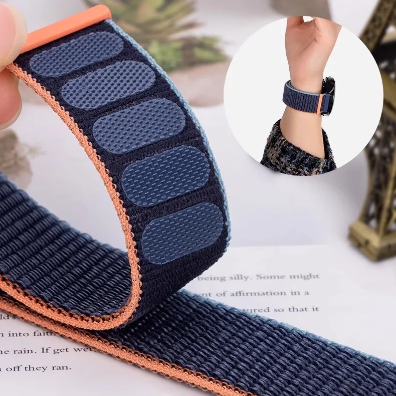22MM Nylon Loop For Mibro Watch GS Active2/GS Active Sport Band For Mibro Watch GT/Lite3/GS Pro2/A3 A2 A1/C4 C3 X1 Soft Strap view 4