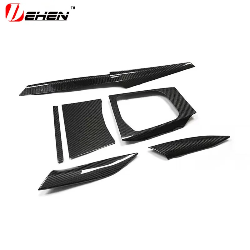 

Suitable for 23-24 BMW New 3 Series 4 Series M3 M4 Dry Carbon Fiber Interior Sticker Central Control Gear Panel Instrument Panel