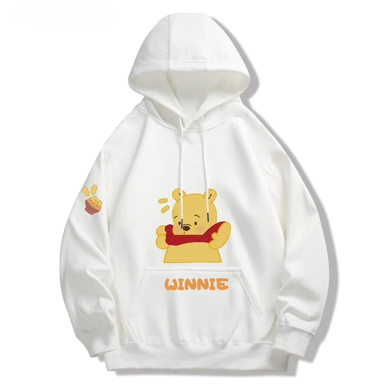 

Winnie The Pooh Cartoon Cartoon Hooded hoodie Boys and Girls Spring and Autumn Loose Large Size PrintedComfortable Design Cute