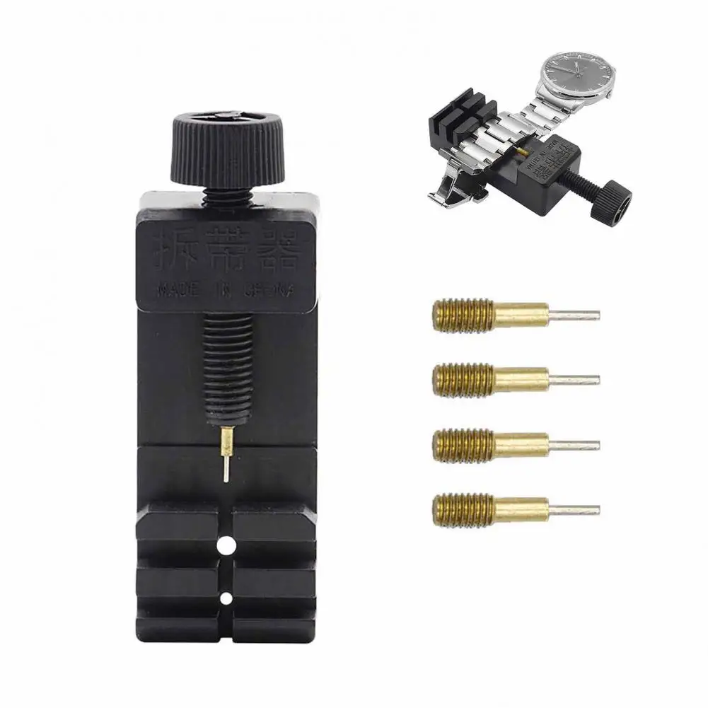 Conjunto De Ferramentas De Reparo De Relógio Watch Link Band Slit Strap Pulseira Alfinete De Corrente Portátil Watch Link Band Cadeia Pin Remover Ferramentas Ajustador