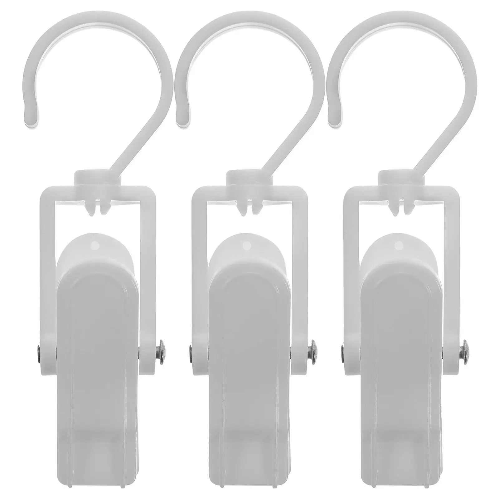 

3 PCS Laundry Hooks Hanging Clothespins Windproof Hanger Pantyhose Clips Travel