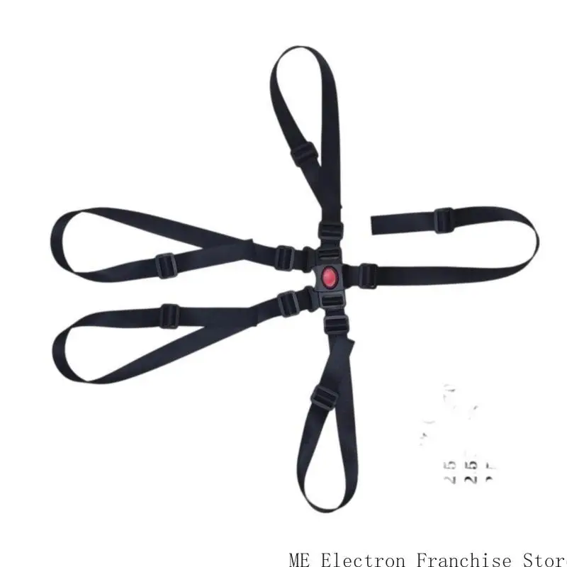 

Comfortable Infant Safety Belt Strap with 5 Point Design for Secure Baby Chairs Strollers and Highchairs Easy to Install