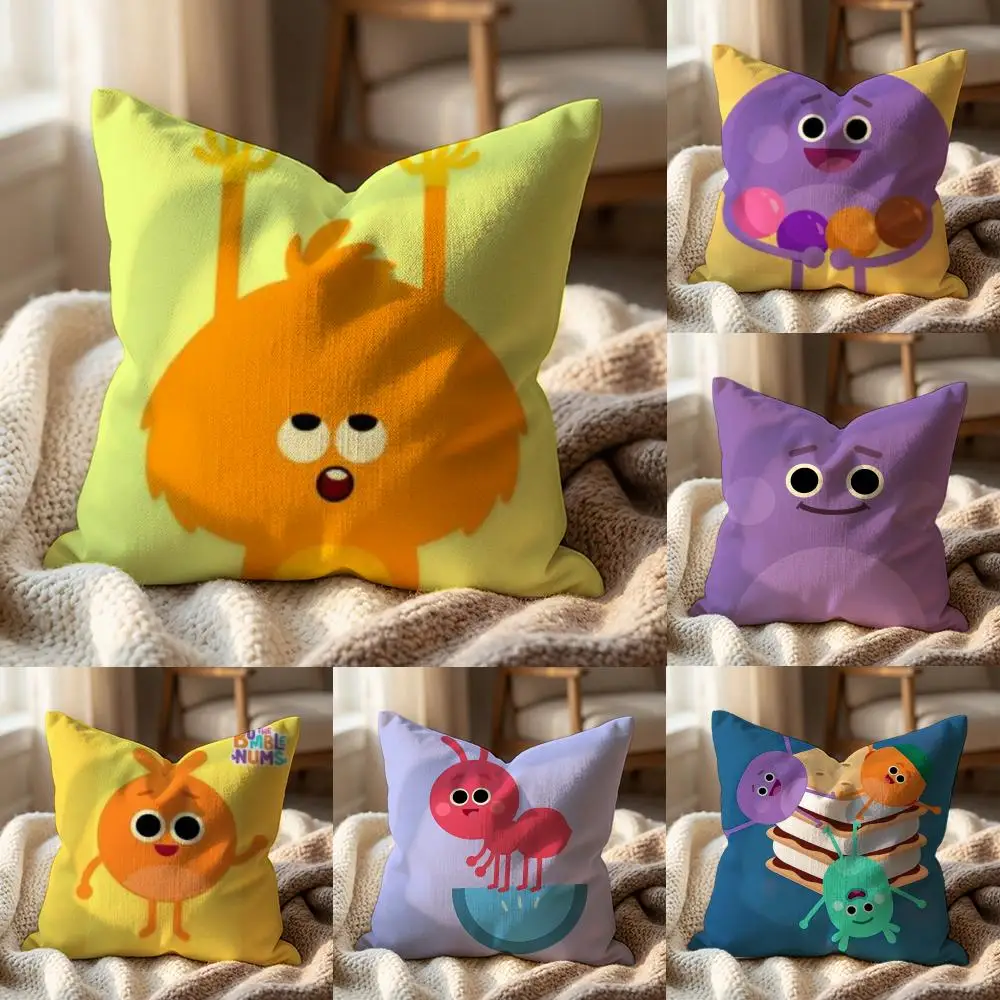 

Чехол для подушки THE Bumble Nums Humble, универсальный, для дома и автомобиля – двусторонний, мягкий и прочный для ежедневного использования