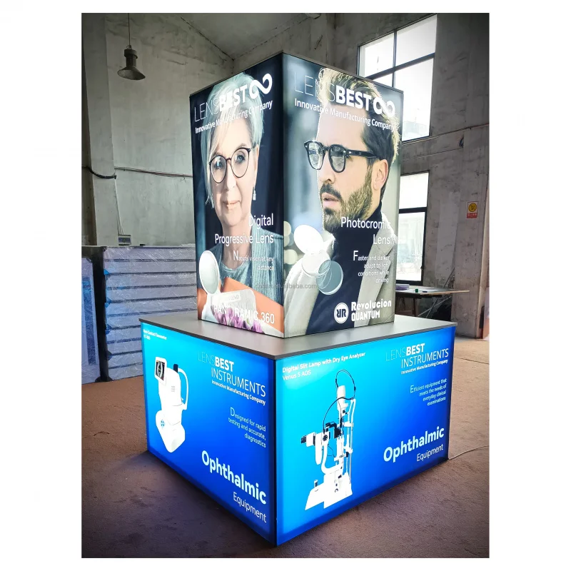 (customized)DETIAN OFFER Custom Printed Portable Backlit Trade Show Booth Display stand Expo Display Display rack