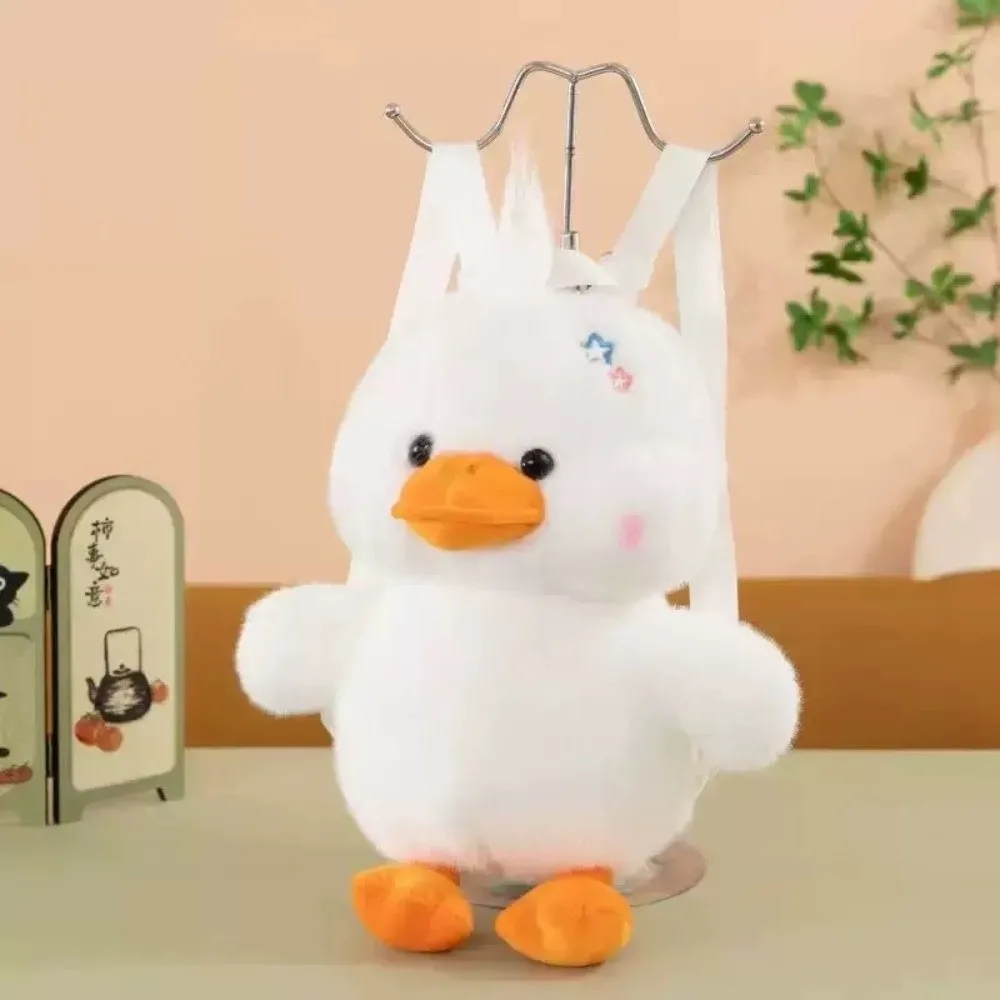 New Soft Doll Backpack Cartoon Animal Fluffy Doll Cartoon Doll Backpack Double Shoulder Bag Boys Girls