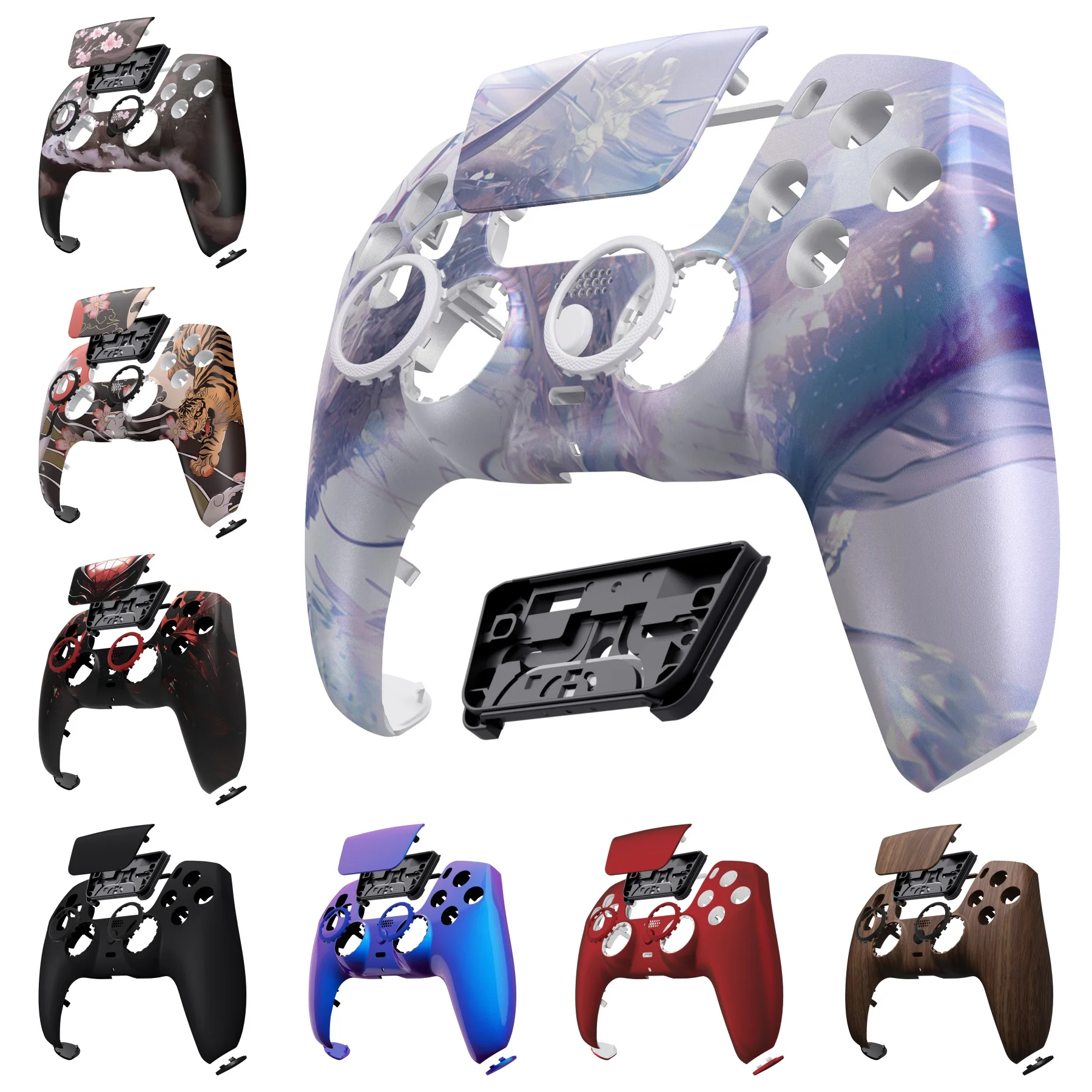 eXtremeRate LUNA Redesigned Replacement Front Shell Touchpad For ps5 Controller BDM-060