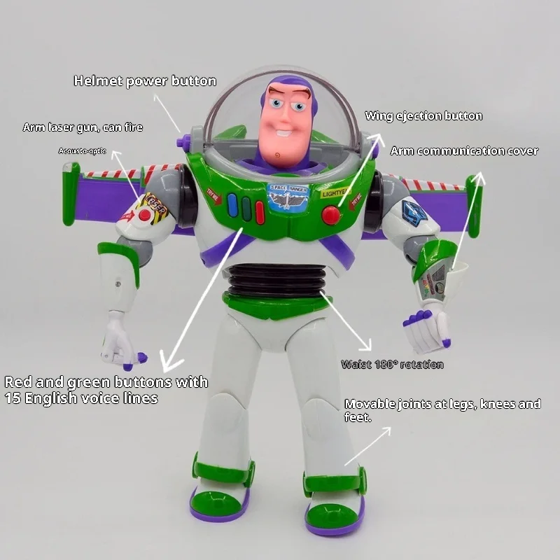 Toy Story 4 Woody Sheriff Trish Speaks And Shines Buzz Lightyear Hugging Dragon Children'S Toy Pendant Gift