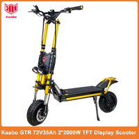 Pre Sale Official Kaabo Wolf King GTR 12inch 72V 35Ah Top Speed 105km/h TFT Display New Generation Wolf King GTR Scooter