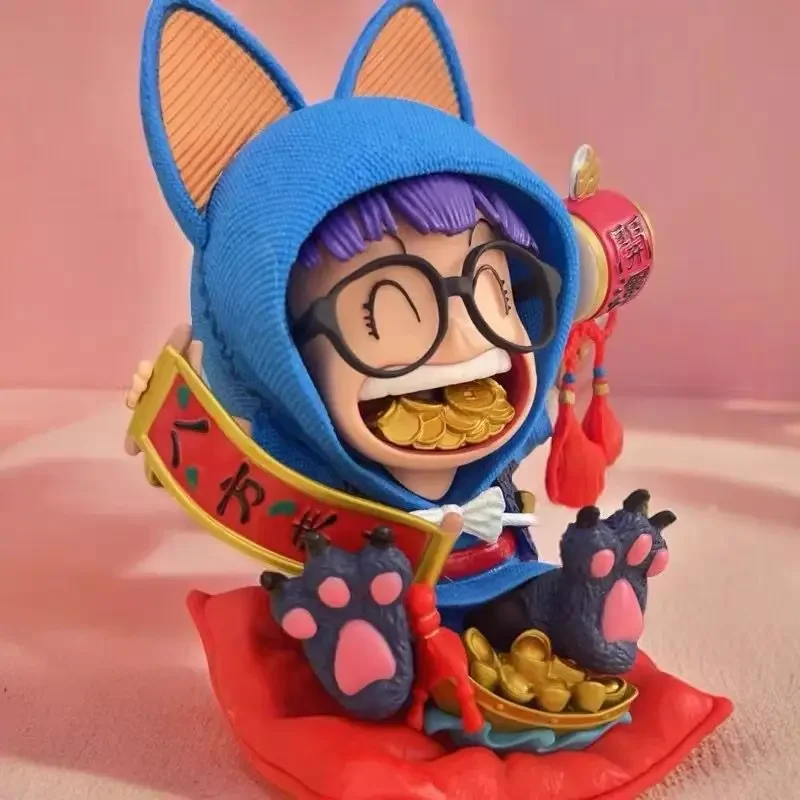 Dr. Slump Series Action Figure, Dr IQ, Butter Animation, Collection d'ornements, Affichage de bureau, Jouet cadeau, Kawaii, Mignon, Périphérique, Organiser, 17cm