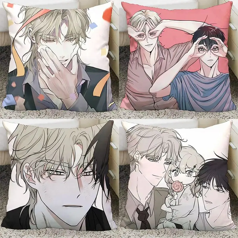 

Night By The Sea Manga Manhwa Bl Yaoi Manwha Pillowcase and Throw Pillow Covers Case Decorative Cushions Home Decor 40x40cm