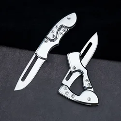 Outdoor mini folding knife, mechanical knife, EDC multi-function knife, high hardness folding knife, portable self-defense knife