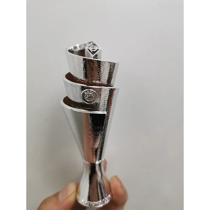 The 1/6 Size hot sale Nations league trophy small size 12CM Nations league replica Super soccer Trophy Mini Trophy Cup