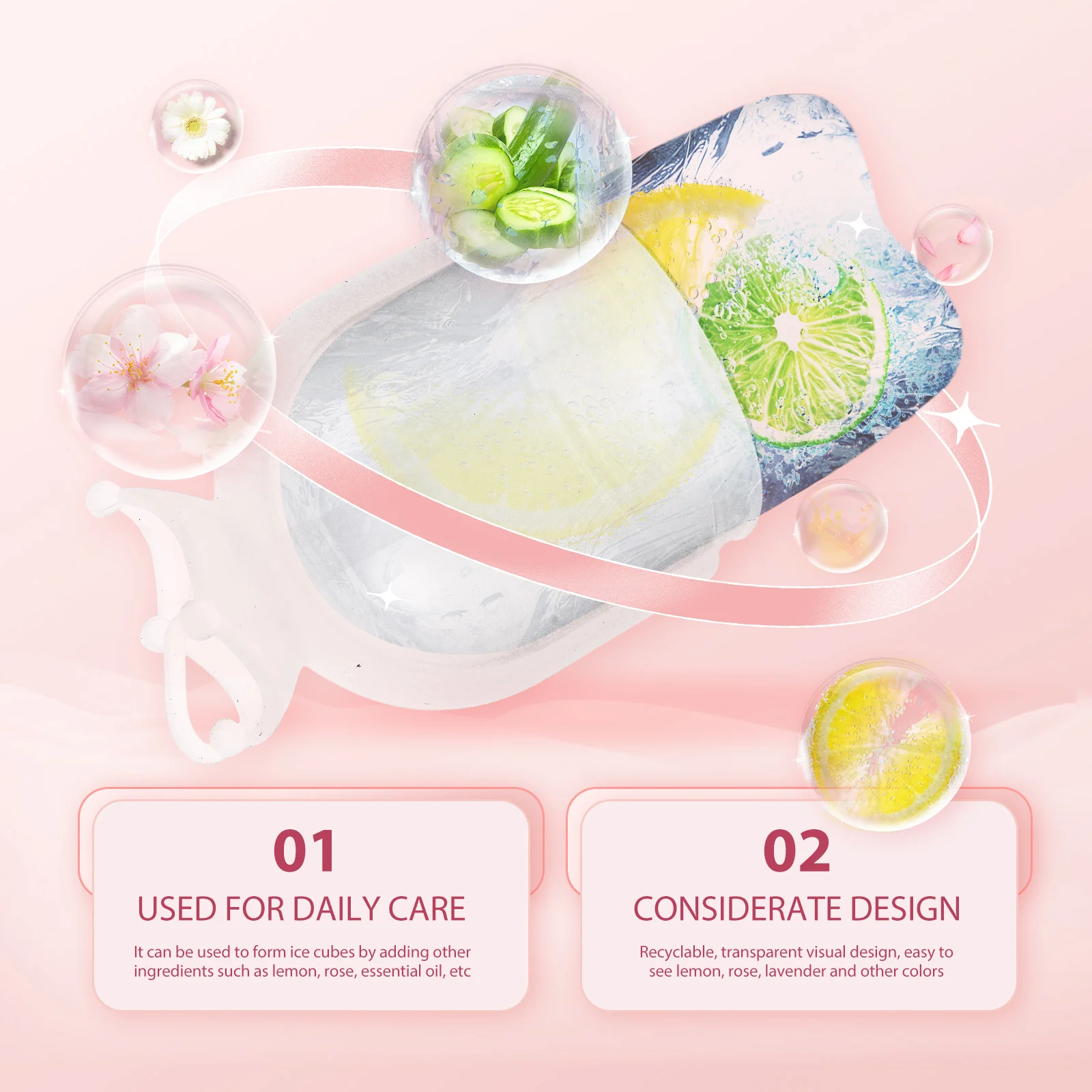 

Silicone Face Mold Premium Material Cooling Effect Facial Skin Care Tool for Beauty Device