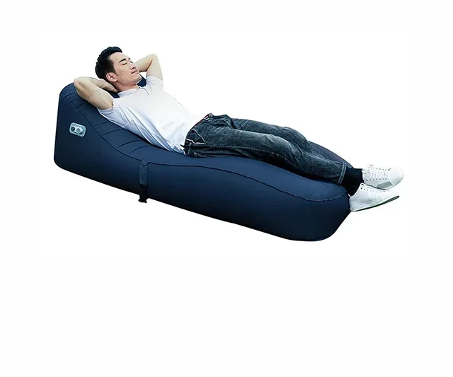 

zz Hot selling Wholesale 210T Nylon Indoor and Outdoor Backrest Inflatable Sofa Automatic Inflatable Bed