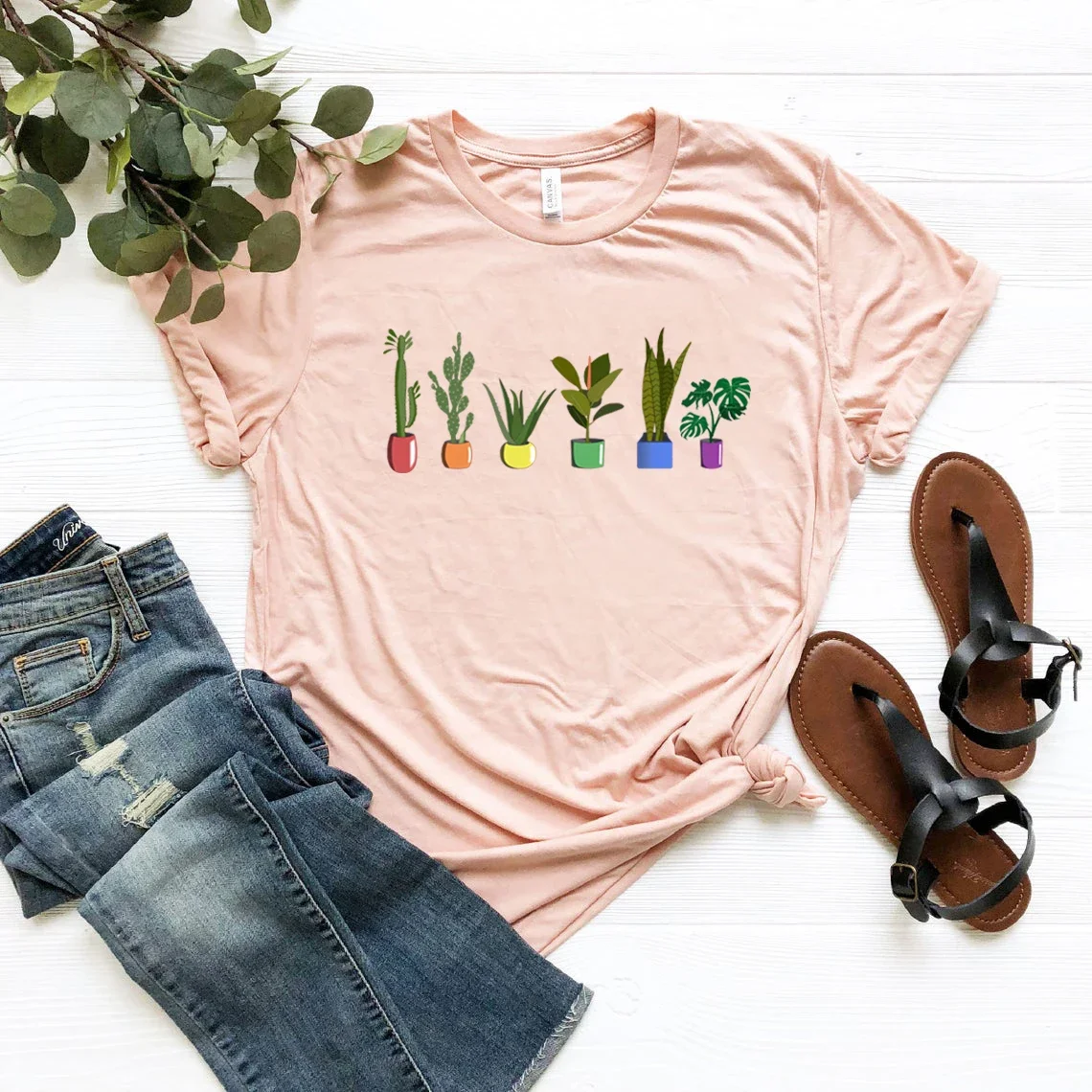 Y2k Short Sleeves Sunmmer T Shirt Lgbtq Pride Tshirt Lgbtq Plant Lovers Gender Neutral Tops Unisex  Clothing Female Casual Tee