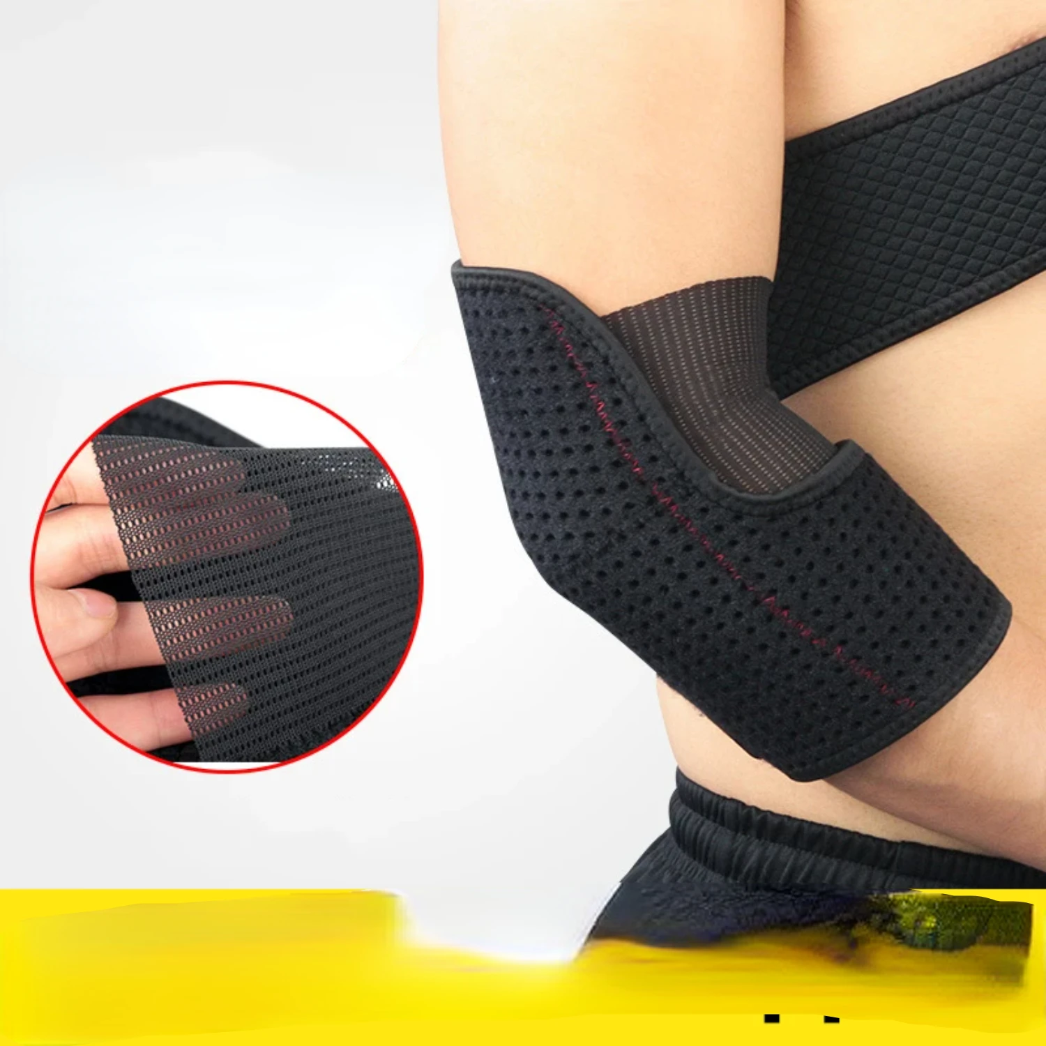 New Ultimate Comfortable and Breathable Adjustable Arm Sleeve Elbow Support Bandage - Single Pack providing Maximum Flexibility 