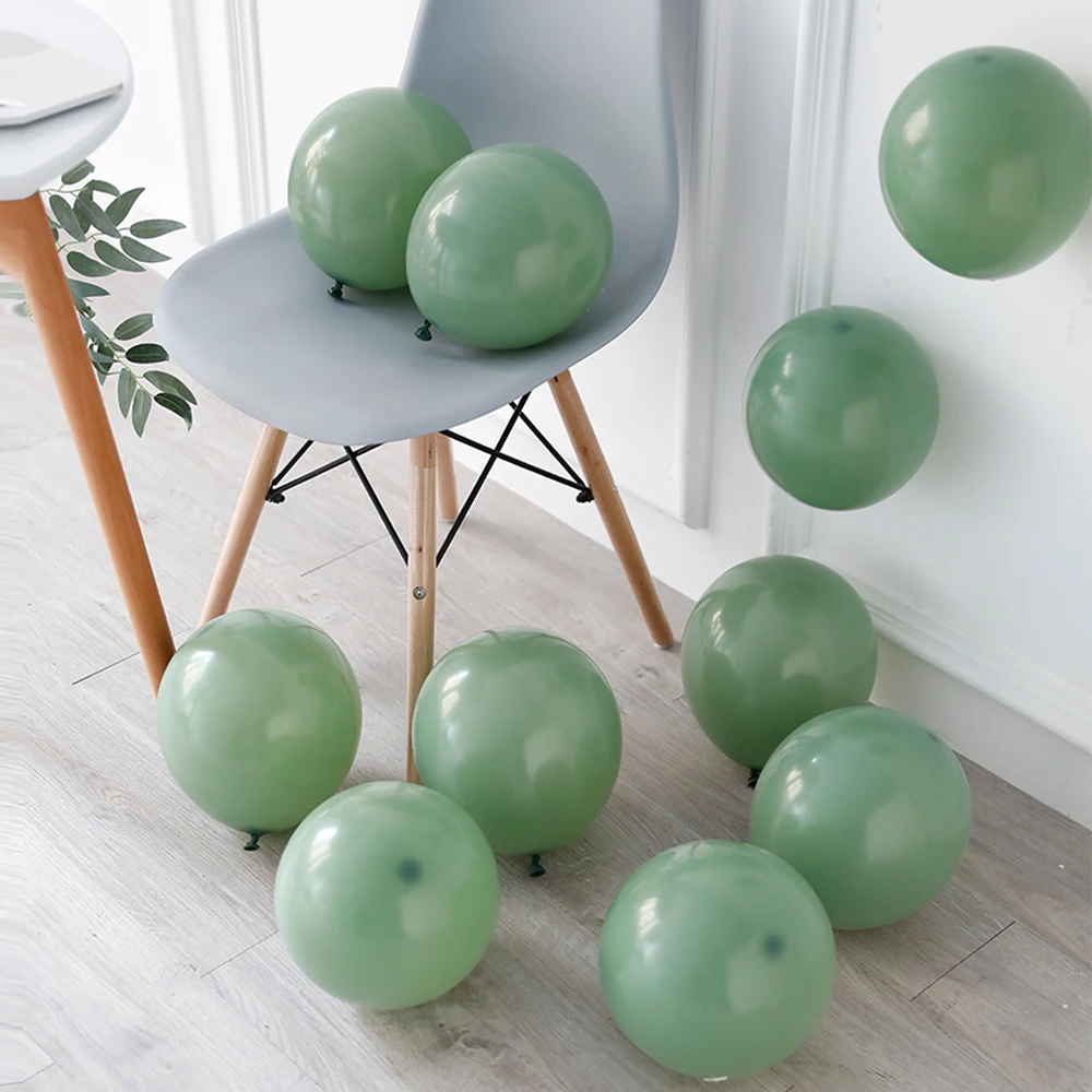 Ensemble de Ballons en Latex Vert Avocat, D.lisé Or, Jungle, Animal, Chiffre, Rétro, 1 An, Anniversaire, Baby Shower, Décoration, 21, 52Pcs