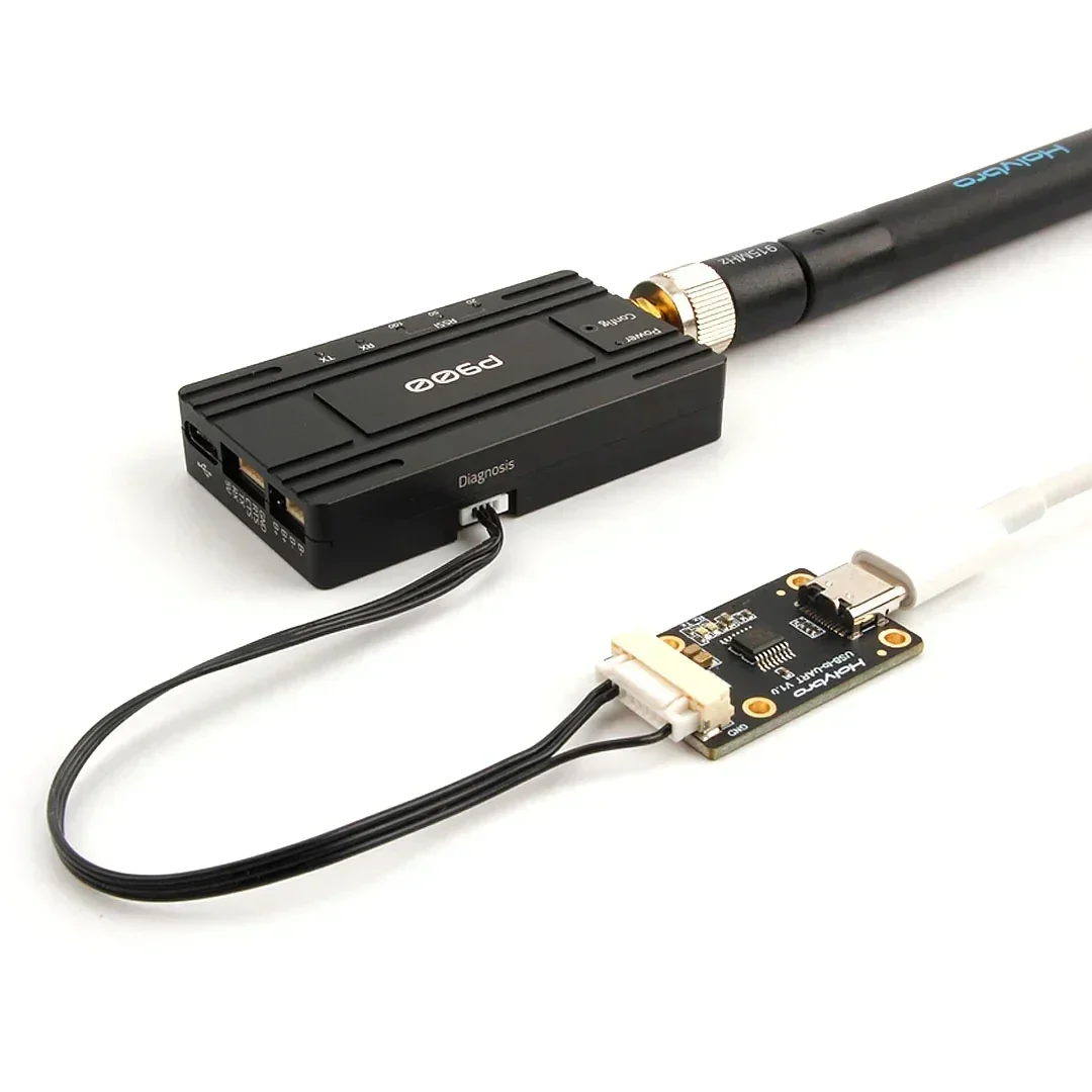 Modul Radio Holybro P900 900MHz 1W Berbasis Chip Microhard Jarak Jauh untuk Pixhawk / APM / PaparazziUAV