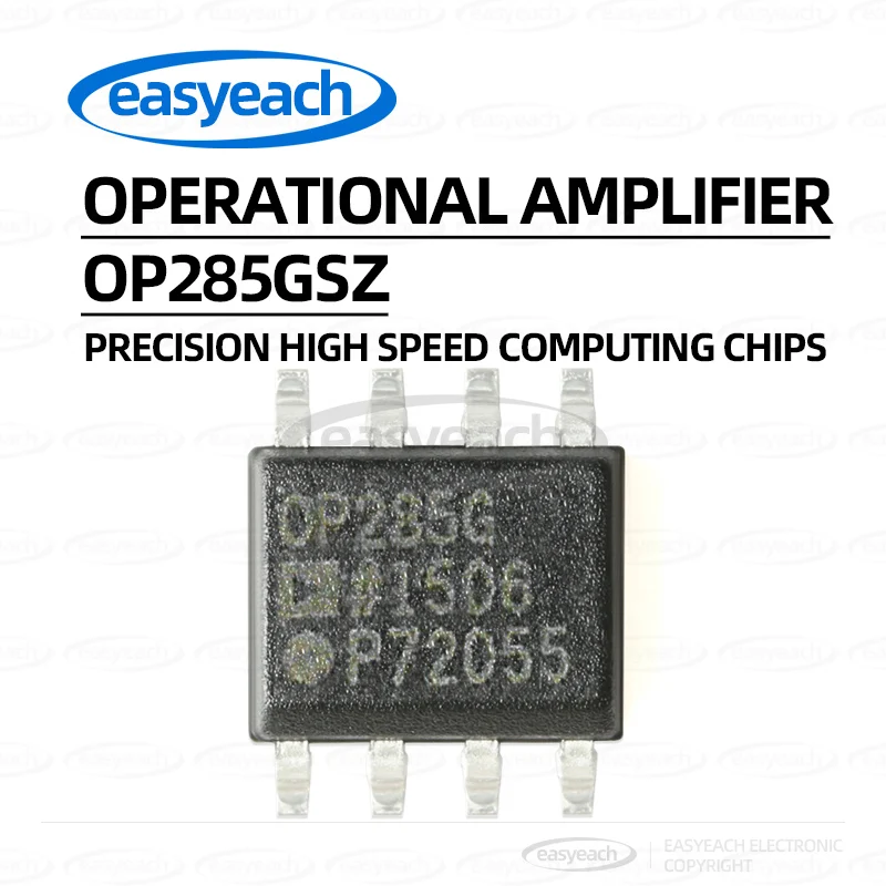 

OP285 OP285GS OP285GSZ New and Original 9MHz Dual Precision Operational Amplifier SOIC-8