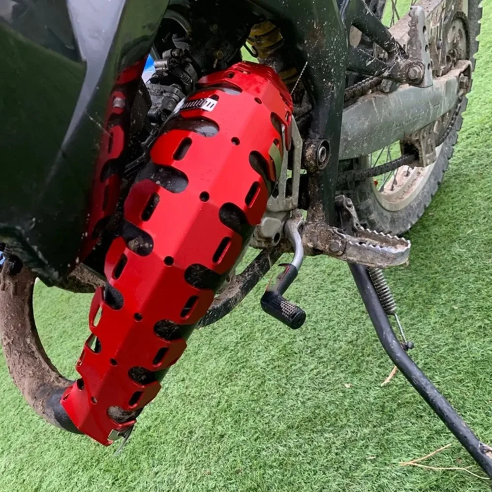 

For HONDA CR250R CR125R CR300R CR500R CR85 CR 80 85 250 CR125 CR250 Exhaust Shield Protector Cover Exhaust Pipe Crash Protector