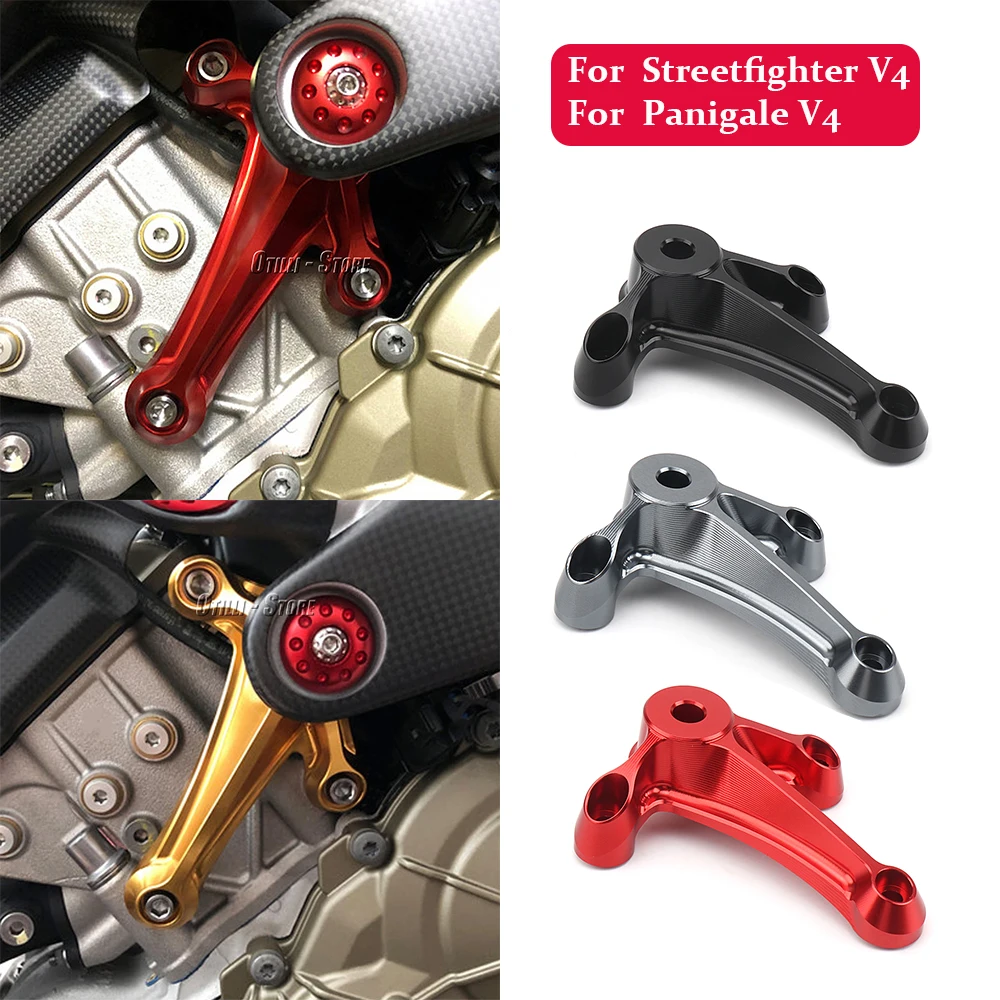 

Motorcycle For DUCATI STREETFIGHTER Streetfighter V4 PANIGALE Panigale V4 New Engine Right Upper Aluminum Bracket