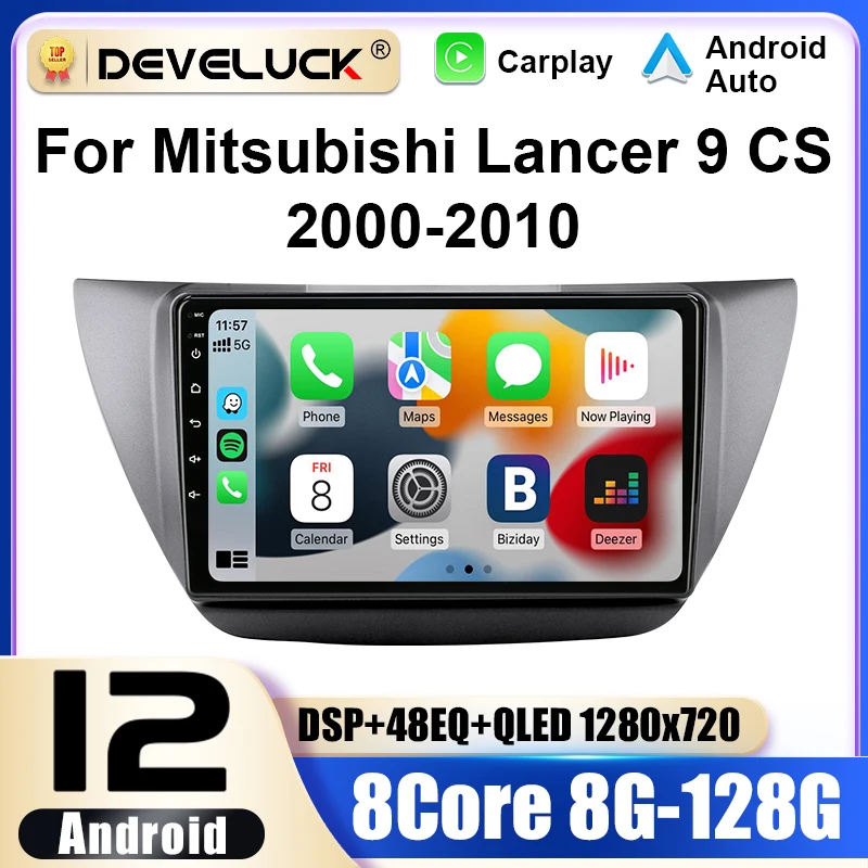 

2 Din Android 12 Car Radio For Mitsubishi Lancer 9 CS 2000 - 2010 Multimedia Video Player Navigation GPS 4G Carplay Auto Stereo