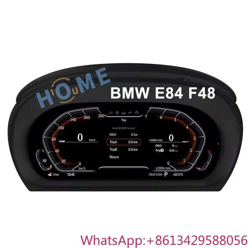 

Linux System 12.5-inch LCD Dashboard for BMW X1 X2 F48 F49 F39 E84 2009-2022 New Upgraded Virtual Cockpit Dashboard