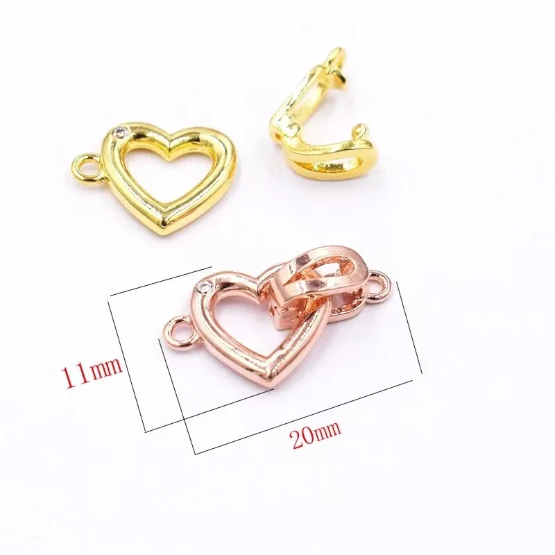 2024 Jewelry Making DIY Golden/Silvery Connector Clasps Findings Women Fashion Beads Pearls Bracelets Metal Clasps Accessories