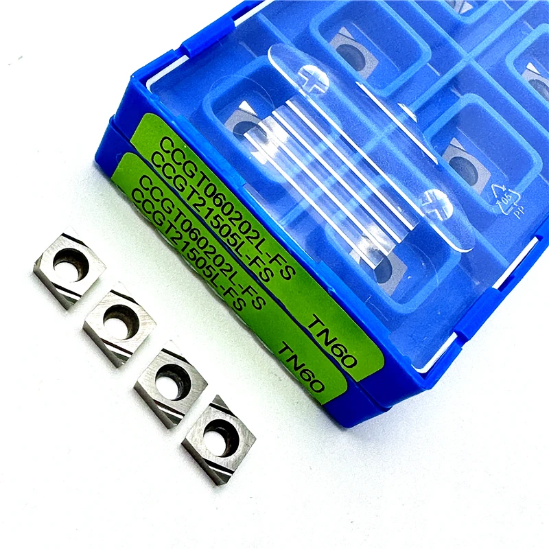Kyocera Cermet Insert CCGT060202 CCGT060204R-FS TN60 utensile per tornitura interna inserto per lavorazione in acciaio inossidabile di alta qualità CNC