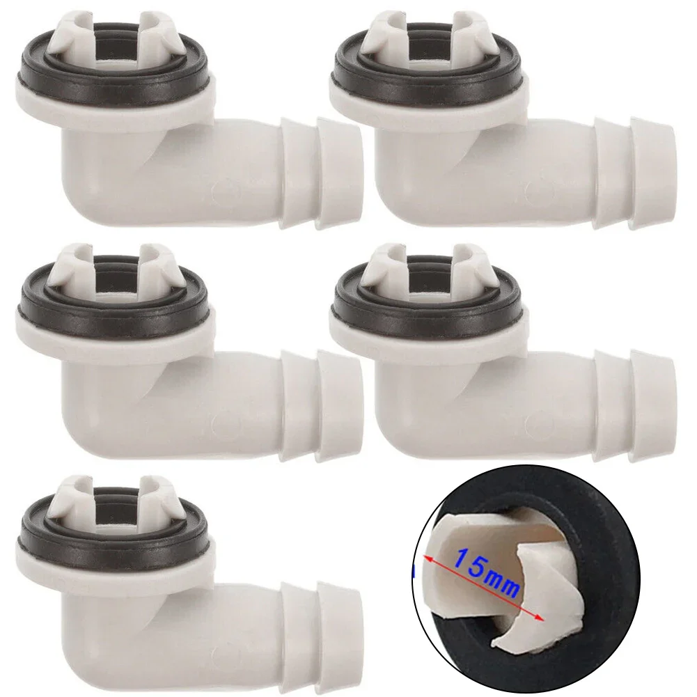 

5 Pcs Ac Drain Hose Fitting Pipe Air Conditioner Drip Pan Supplies Mini Home Improvement Ventilation System Components