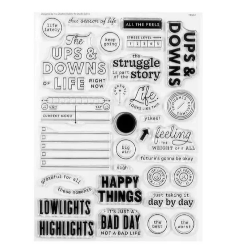 

English Stamp Seal For DIY Scrapbooking Photo Album Decorative A10004