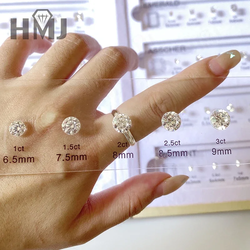 High Quality Diamond Cutting Carat Tools | Ring Mainstone Size Comparison Gemstone Set | For Custom Jewelry Designers